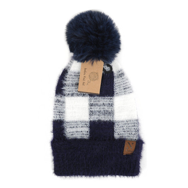 Women's Winter Hat - Pom Pom Knit Hat
