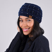 Load image into Gallery viewer, Women&#39;s Winter Headband - Knit Rhinestone Winter Headband Ear Warmer

