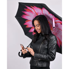 Load image into Gallery viewer, Umbrella - Pink Flower Double Layer Inverted
