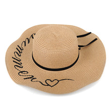 Load image into Gallery viewer, Women&#39;s Hat - Wide Brim Floppy Summer Hat
