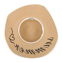Load image into Gallery viewer, Women&#39;s Hat - Wide Brim Floppy Summer Hat
