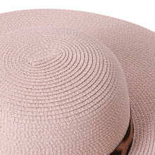 Load image into Gallery viewer, Women&#39;s Hats - Summer Leopard Print Sun Hat
