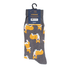 Load image into Gallery viewer, Men&#39;s Socks - Dancing Dog Novelty Socks
