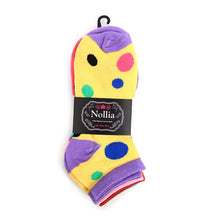 Load image into Gallery viewer, Women&#39;s Socks - Polka Dot Low Cut - Assorted 6 Pack
