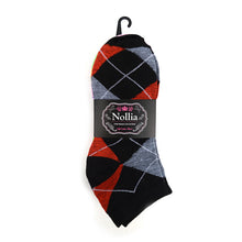 Load image into Gallery viewer, Women&#39;s Socks - Argyle Low Cut Socks - Assorted 6 Pack
