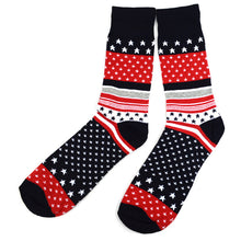 Load image into Gallery viewer, Men&#39;s Socks - USA Patriotic Novelty Socks
