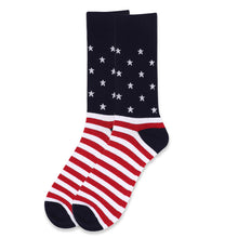 Load image into Gallery viewer, Men&#39;s Socks - USA Stars &amp; Stripes Novelty Socks
