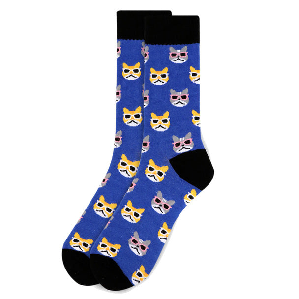 Men's Socks - Cool Cats Novelty Socks