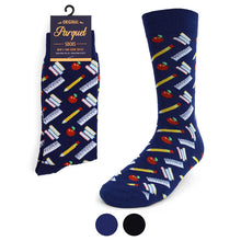 Load image into Gallery viewer, Men&#39;s Socks - School Supplies Novelty Socks
