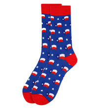 Load image into Gallery viewer, Men&#39;s Socks - Texas Flag Novelty Socks
