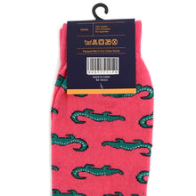 Load image into Gallery viewer, Men&#39;s Socks - Alligator Novelty Socks
