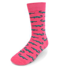 Load image into Gallery viewer, Men&#39;s Socks - Alligator Novelty Socks
