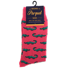 Load image into Gallery viewer, Men&#39;s Socks - Alligator Novelty Socks
