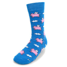 Load image into Gallery viewer, Men&#39;s Socks - Flying Pig Novelty Socks
