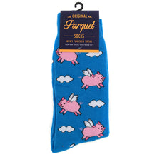 Load image into Gallery viewer, Men&#39;s Socks - Flying Pig Novelty Socks
