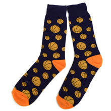 Load image into Gallery viewer, Men&#39;s Socks - Basketball Novelty Socks
