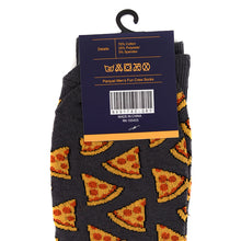 Load image into Gallery viewer, Men&#39;s Socks - Pepperoni Pizza Novelty Socks
