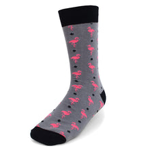 Load image into Gallery viewer, Men&#39;s Socks - Flamingos Novelty Socks
