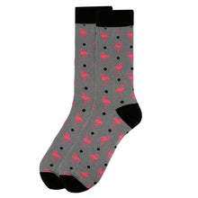 Load image into Gallery viewer, Men&#39;s Socks - Flamingos Novelty Socks
