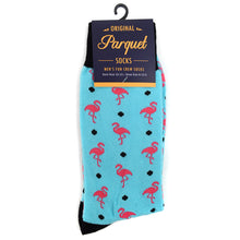 Load image into Gallery viewer, Men&#39;s Socks - Flamingos Novelty Socks
