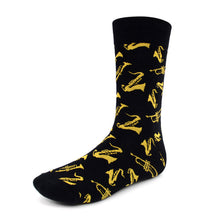 Load image into Gallery viewer, Men&#39;s Socks - Brass Instrument Novelty Socks
