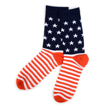 Load image into Gallery viewer, Men&#39;s Socks - American Flag Novelty Socks
