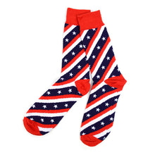 Load image into Gallery viewer, Men&#39;s Socks - American Flag Novelty Socks
