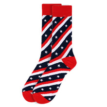 Load image into Gallery viewer, Men&#39;s Socks - American Flag Novelty Socks
