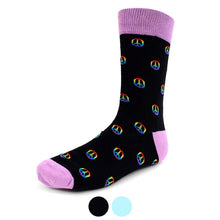 Load image into Gallery viewer, Men&#39;s Socks - Peace Sign Novelty Socks
