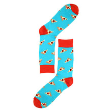 Load image into Gallery viewer, Men&#39;s Socks - Pizza Slice Novelty Socks
