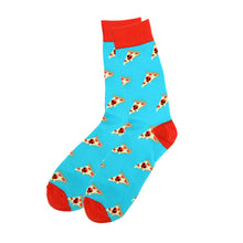 Load image into Gallery viewer, Men&#39;s Socks - Pizza Slice Novelty Socks
