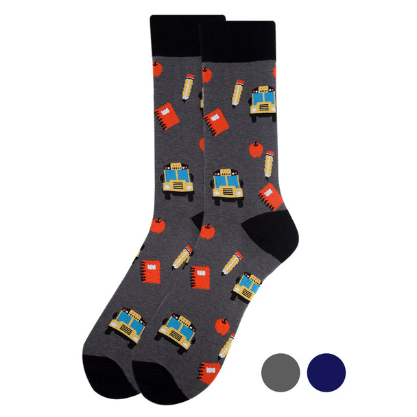 Men's Socks - Back To School Novelty Socks