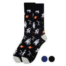 Load image into Gallery viewer, Men&#39;s Socks - Astronaut Novelty Socks
