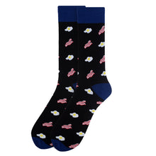 Load image into Gallery viewer, Men&#39;s Socks - Bacon &amp; Eggs Novelty Socks
