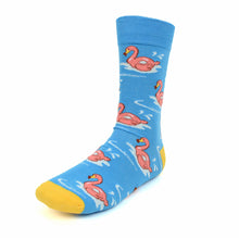 Load image into Gallery viewer, Men&#39;s Socks - Flamingo Novelty Socks
