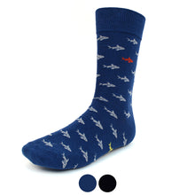 Load image into Gallery viewer, Men&#39;s Socks - Shark Novelty Socks
