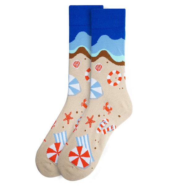 Men's Socks - Summer Beach Novelty Socks