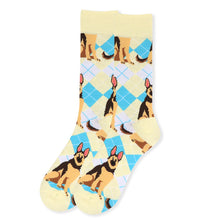 Load image into Gallery viewer, Men&#39;s Socks - Novelty Argyle Dog

