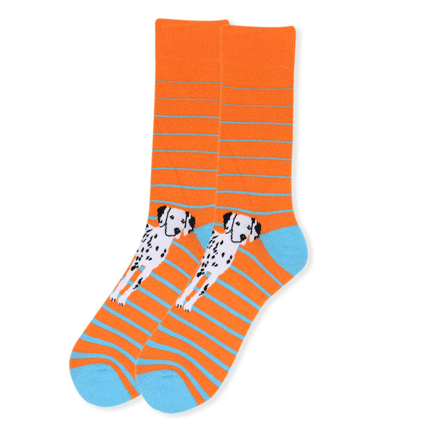 Men's Socks - Dalmatian Dogs Novelty Socks