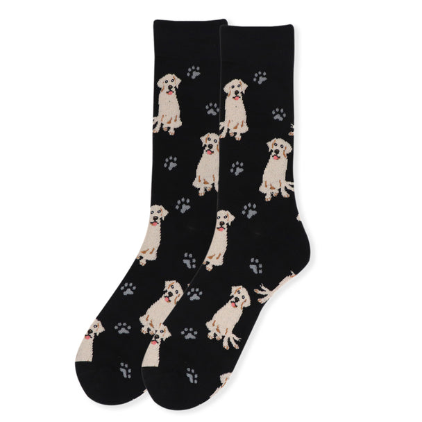 Men's Socks - Novelty Retriever Dog Socks