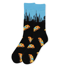 Load image into Gallery viewer, Men&#39;s Socks - Yellow Cab New York Novelty Socks
