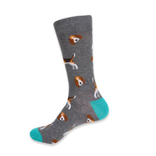 Load image into Gallery viewer, Men&#39;s Socks - Novelty Beagle Dog Socks
