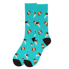 Load image into Gallery viewer, Men&#39;s Socks - Novelty Beagle Dog Socks
