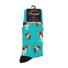 Load image into Gallery viewer, Men&#39;s Socks - Novelty Beagle Dog Socks
