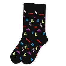 Load image into Gallery viewer, Men&#39;s Socks - Tetris Game Novelty Socks
