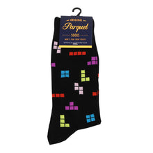 Load image into Gallery viewer, Men&#39;s Socks - Tetris Game Novelty Socks
