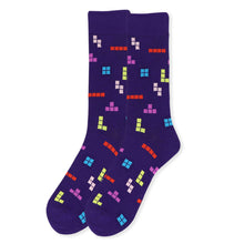 Load image into Gallery viewer, Men&#39;s Socks - Tetris Game Novelty Socks
