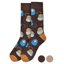 Load image into Gallery viewer, Men&#39;s Socks - Coffee Novelty Socks

