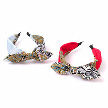 Load image into Gallery viewer, Headband - Ribbon Paisley &amp; Animal
