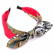 Load image into Gallery viewer, Headband - Ribbon Paisley &amp; Animal
